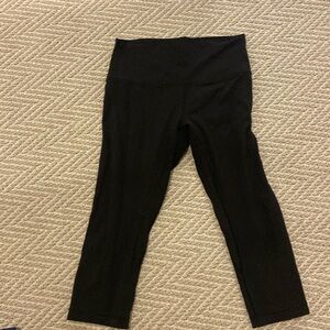 Lululemon Black Capris High Waisted